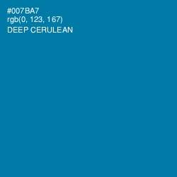 #007BA7 - Deep Cerulean Color Image